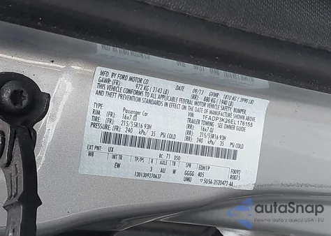 2014 Ford Focus Se from USA, damaged, VIN 1FADP3K26EL176155